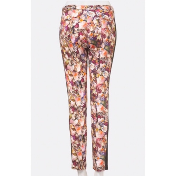 Topshop Hydra Floral Skinny Cigarette Ankle Pants - Picture 3 of 8